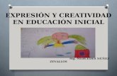 Expresión y creatividad en educación inicial