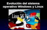 Evoluciòn de windows y linux