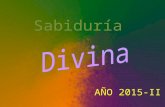 Sabiduría divina 2015 ii