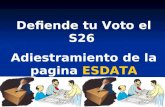 Defiende tu voto S26 (esdata)