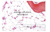 Anemia aplasica adquirida