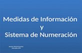 Medidas de información y Sistemas de Numeración