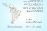 Documento LARC/16/4 - Retos para el uso sostenible de los recursos naturales, la gestión de riesgos y la adaptación al cambio climático en América Latina y el Caribe dentro del