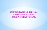 Importancia de la Comunicación Organizacional