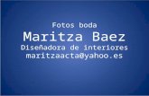 Maritza Fotos Boda1