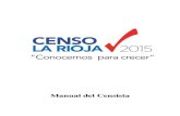 Censo 2015: Manual del censista