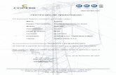 Certificados de operatividad según g r  004 0000546 comsa