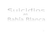 Suicidios en Bahía Blanca