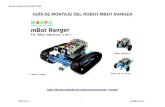 Guía de montaje del robot mbot ranger en castellano