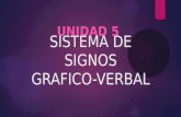 Unidad 5 - Sistema de signos gráfico - verbal