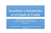 Sucesiones y testamentos en el Estado de Puebla