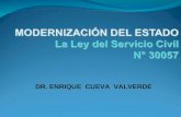 MODERNIZACION DEL ESTADO - La Ley del Servicio Civil N° 30057