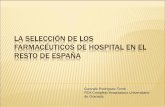 Curso precongreso SAFH 2016. Selección de farmacéuticos de hospital fuera de Andalucía