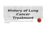 Hstoria del tratamiento de cáncer del pulmón