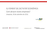 02. Foment de l'activitat econòmica- Dolors Paniagua