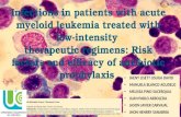 Las infecciones en pacientes con leucemia mieloide aguda