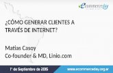 Presentación Matias Casoy - eCommerce Day Buenos Aires 2015