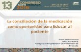 Congreso SAFH 2016. Mesa 3 Conciliación de la medicación como oportunidad educación al paciente