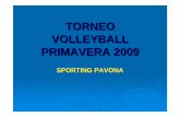 Torneo Volleyball Primavera Pavona 2009
