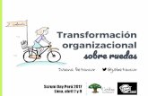 Transformación organizacional sobre ruedas