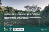 Análisis de los impactos de la reforma: Estudio comparativo global sobre diseño e implementación de reformas de tenencia en tierras forestales
