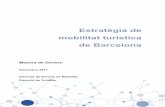 Mesura de govern de l'estratègia de mobilitat turística de Barcelona