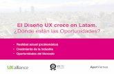 Oportunidades del Diseño UX en Latinoamérica