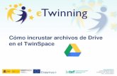 Cómo incrustar archivos de Google Drive en el TwinSpace