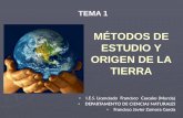 Tema1 métodos de estudio y origen de la tierra