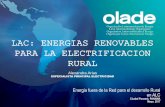 Panama | May 2017 | LAC: ENERGIAS RENOVABLES PARA LA ELECTRIFICACION RURAL