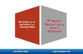 Programa reina letizia para la inclusión.