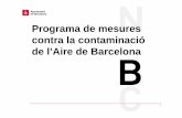 Programa de treball contra la contaminació de l'aire - Cristina Castells