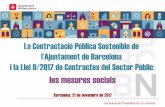 Els Criteris socials en la nova Llei de Contractes del Sector Públic - César Sánchez