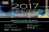 Catalogo cursos 1 semestre 2017