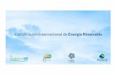 Certificación Internacional de Energía Renovable