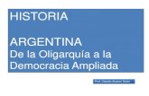 Argentina - El Regimen Oligárquico