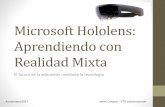 Microsoft Hololens: Aprendiendo con Realidad Mixta
