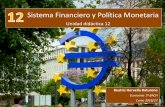 Economía 1º Bachillerato - UD12. Sistema Financiero y Política Monetaria
