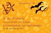 Casas Encantadas 5º de Primaria - Halloween 2017