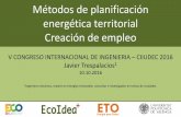 Métodos de planificación energética territorial y Creación de empleo
