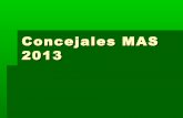 Concejales mas 2013