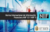 Norma internacional-de-información-financiera NIIF 5 NIIF 13