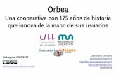 Orbea, cooperativismo e innovación de usuario