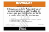 Cervera Boada, Jorge: Intervención de la Administración en operaciones y actividades en empresas que manipulen amianto o materiales que lo contengan