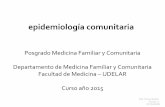 Epidemiología Comunitaria