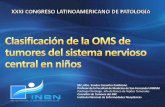 Clasificación de la oms de tumores del sistema nervioso central en niños kcm (1)