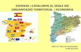 Espanya i Catalunya. Organització territorial i economia.
