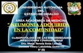 Neumonia adquirida en la comunidad- (Infectología)  Denisse Hilary Labastida Gutiérrez
