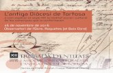 26 de novembre a Roquetes: XIII Trobada d'Entitats i Associacions Culturals de l'Antiga diòcesi de Tortosa
