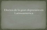 Efectos de la gran depresión en latinoamérica